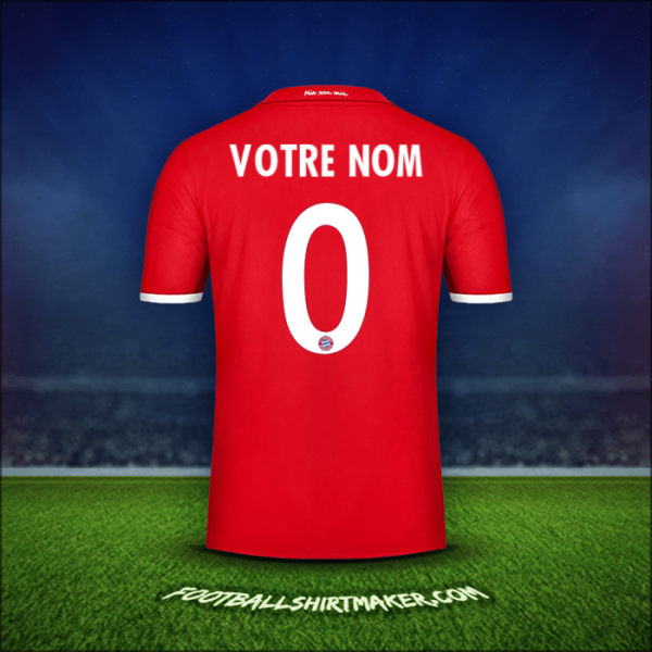Maillot FC Bayern Munchen Cup 2016/17 -  votre nom - 0
