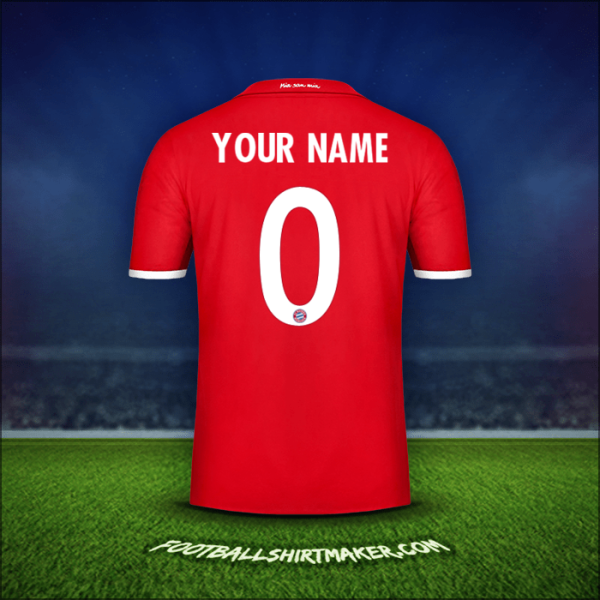 Shirt FC Bayern Munchen Cup 2016/17 -  your name - 0
