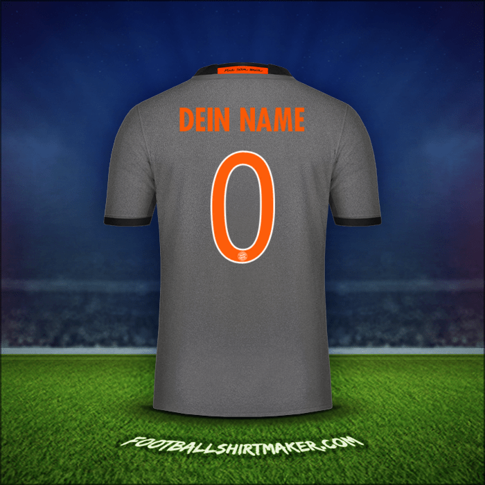 Trikot FC Bayern Munchen Cup 2016/17 Auswärts -  dein name - 0