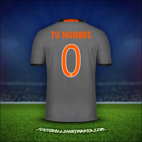 Jersey FC Bayern Munchen Cup 2016/17 Visita -  tu nombre - 0