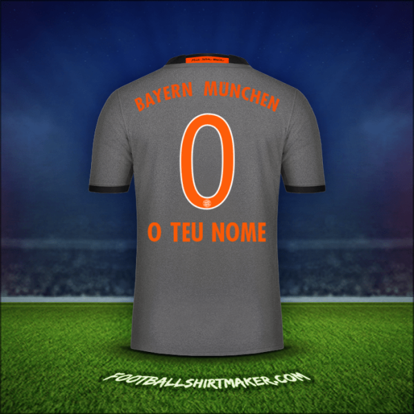Camisola FC Bayern Munchen 2016/17 Alternativa -  o teu nome - 0