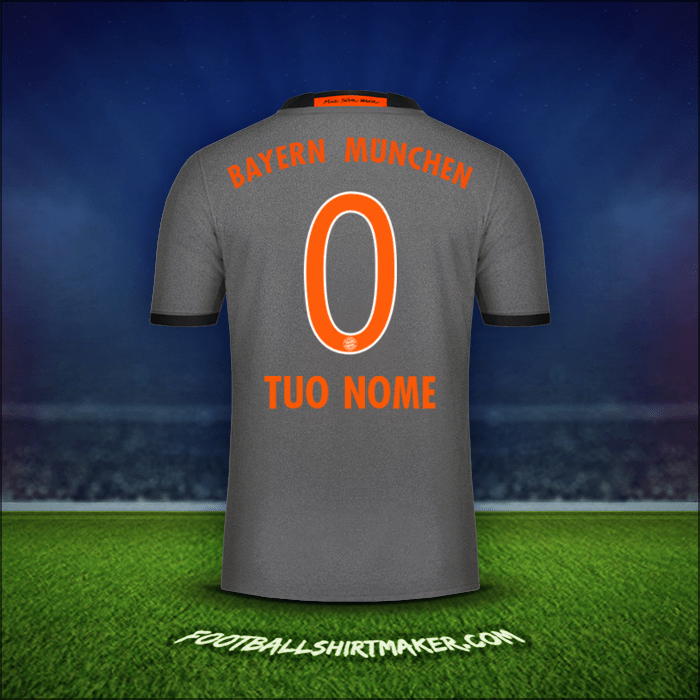 Maglia FC Bayern Munchen 2016/17 Seconda -  tuo nome - 0