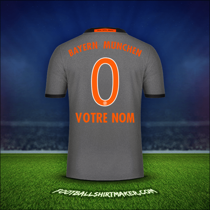 Maillot FC Bayern Munchen 2016/17 Extérieur -  votre nom - 0