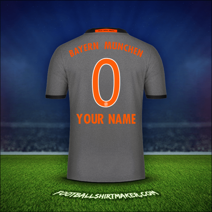 Jersey FC Bayern Munchen 2016/17 Away -  your name - 0