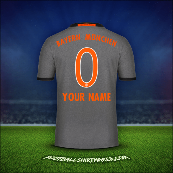 Jersey FC Bayern Munchen 2016/17 Away -  your name - 0
