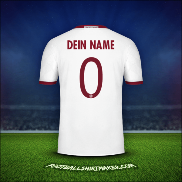 Trikot FC Bayern Munchen Cup 2016/17 Dritte -  dein name - 0