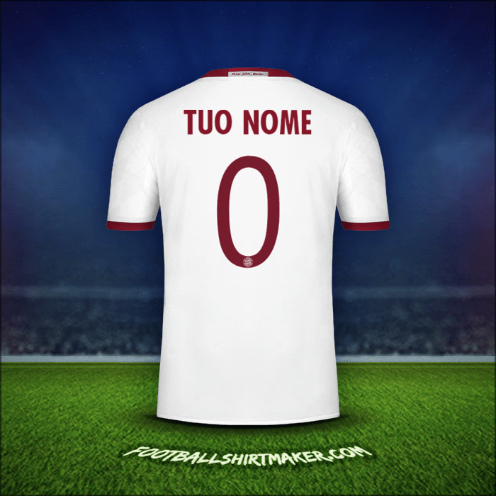 Maglia FC Bayern Munchen Cup 2016/17 Terza -  tuo nome - 0