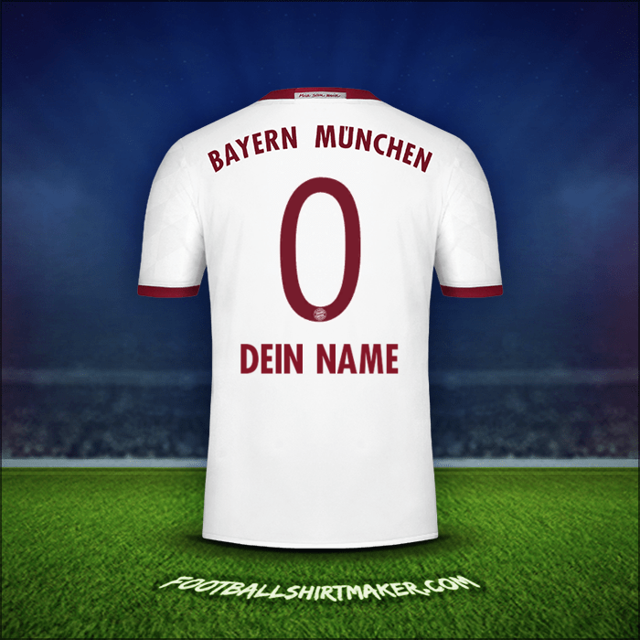 Trikot FC Bayern Munchen 2016/17 Dritte -  dein name - 0
