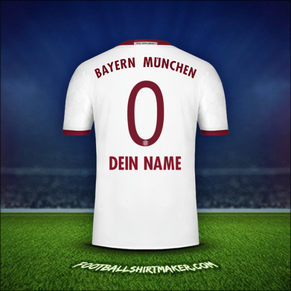 Trikot FC Bayern Munchen 2016/17 Dritte -  dein name - 0
