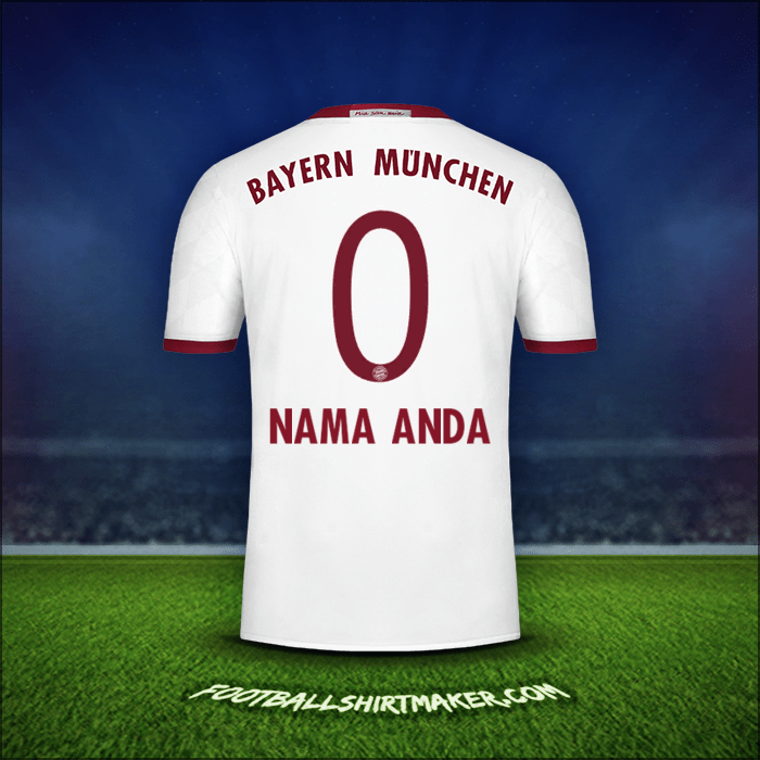 Jersey FC Bayern Munchen 2016/17 Ketiga -  nama anda - 0