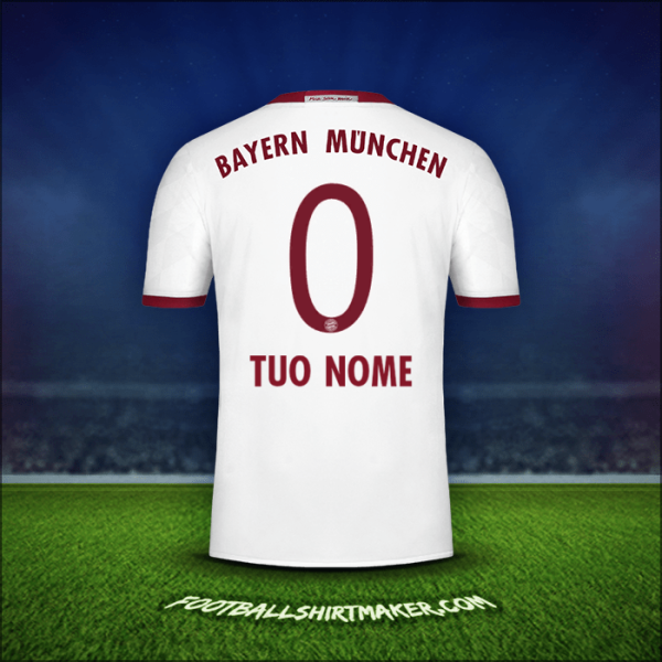 Maglia FC Bayern Munchen 2016/17 Terza -  tuo nome - 0