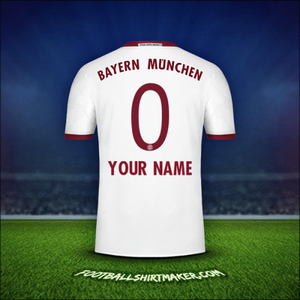 Jersey FC Bayern Munchen 2016/17 Third -  your name - 0