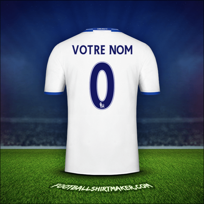Maillot Chelsea 2016/17 Troisième -  votre nom - 0