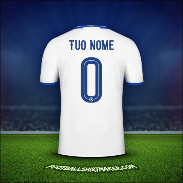 Maglia Chelsea Cup 2016/17 Terza -  tuo nome - 0