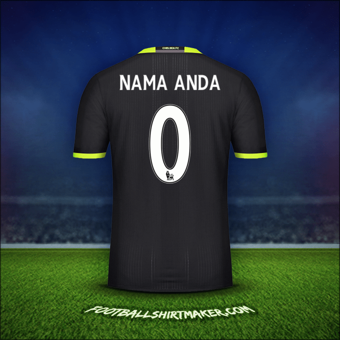 Jersey Chelsea 2016/17 Alternatif -  nama anda - 0