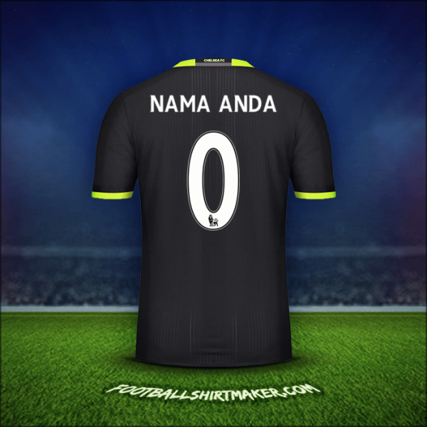 Jersey Chelsea 2016/17 Alternatif -  nama anda - 0