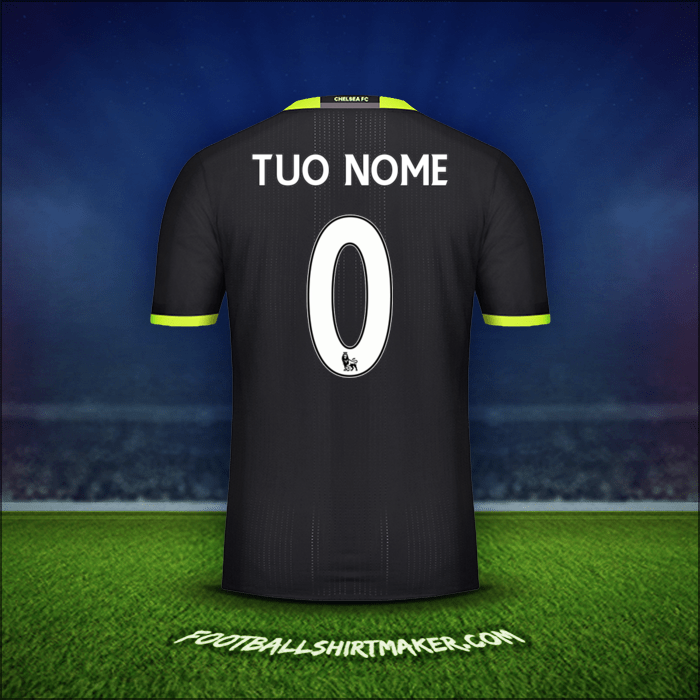 Maglia Chelsea 2016/17 Seconda -  tuo nome - 0