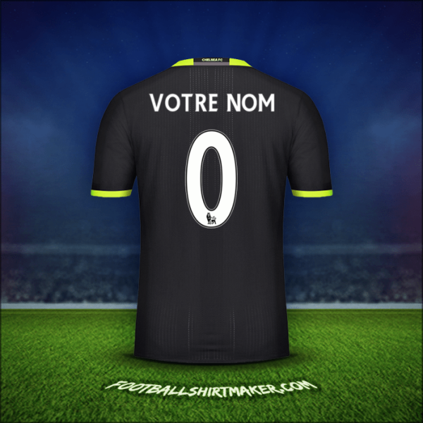 Maillot Chelsea 2016/17 Extérieur -  votre nom - 0