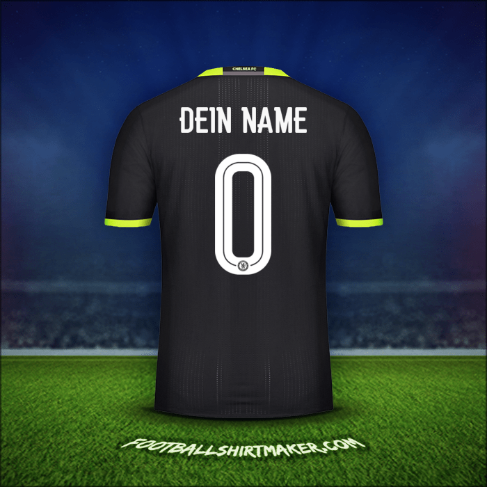 Trikot Chelsea Cup 2016/17 Auswärts -  dein name - 0