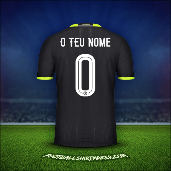 Camisola Chelsea Cup 2016/17 Alternativa -  o teu nome - 0
