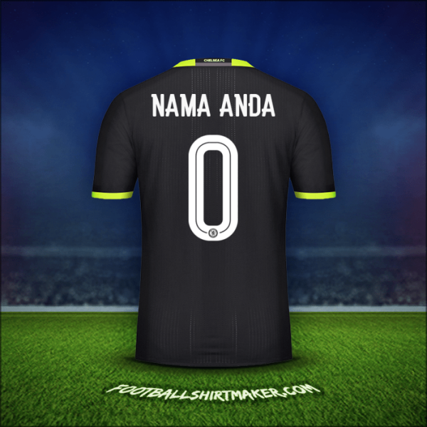 Jersey Chelsea Cup 2016/17 Alternatif -  nama anda - 0