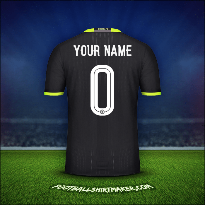 Shirt Chelsea Cup 2016/17 Away -  your name - 0