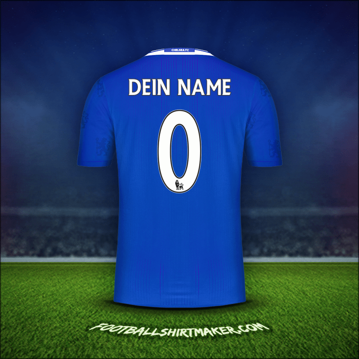 Trikot Chelsea 2016/17 -  dein name - 0