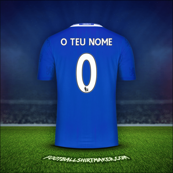 Camisola Chelsea 2016/17 -  o teu nome - 0