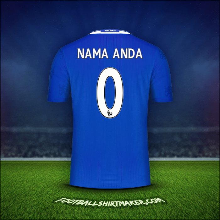 Jersey Chelsea 2016/17 -  nama anda - 0
