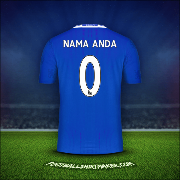 Jersey Chelsea 2016/17 -  nama anda - 0