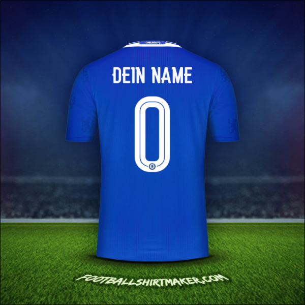 Trikot Chelsea Cup 2016/17 -  dein name - 0