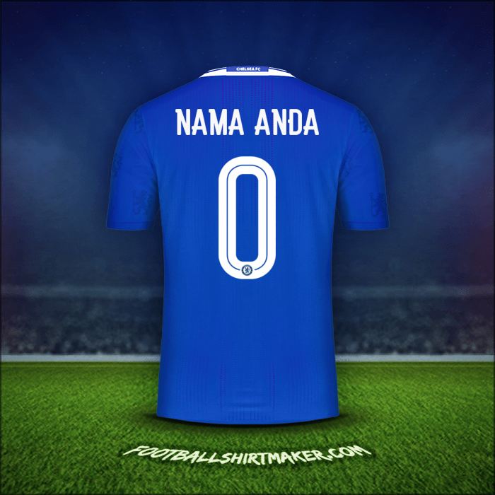 Jersey Chelsea Cup 2016/17 -  nama anda - 0