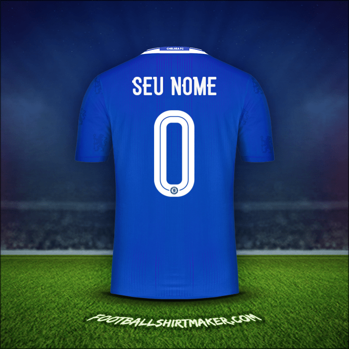 Camisa Chelsea Cup 2016/17 -  seu nome - 0