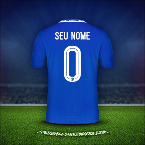 Camisa Chelsea Cup 2016/17 -  seu nome - 0