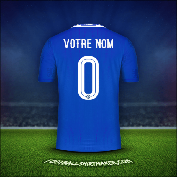 Maillot Chelsea Cup 2016/17 -  votre nom - 0