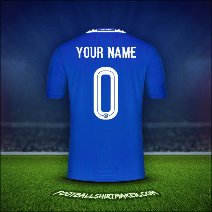 Jersey Chelsea Cup 2016/17 -  your name - 0