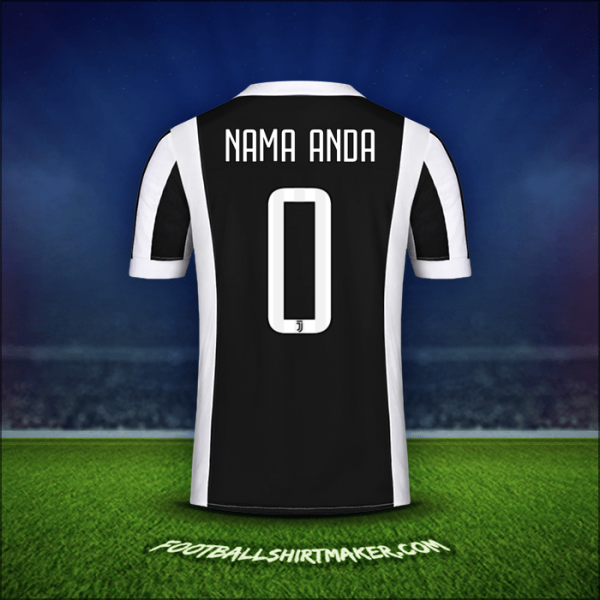 Jersey Juventus FC 2017/18 -  nama anda - 0