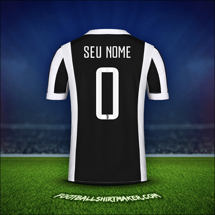 Camisa Juventus FC 2017/18 -  seu nome - 0