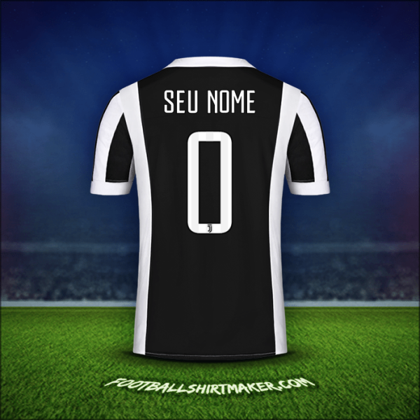 Camisa Juventus FC 2017/18 -  seu nome - 0