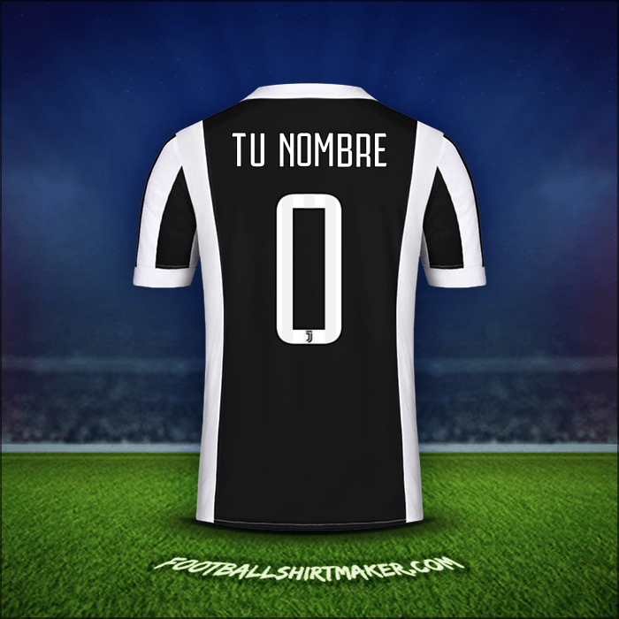 Camiseta Juventus FC 2017/18 -  tu nombre - 0