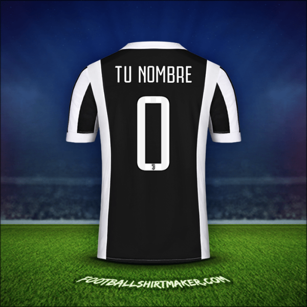 Jersey Juventus FC 2017/18 -  tu nombre - 0