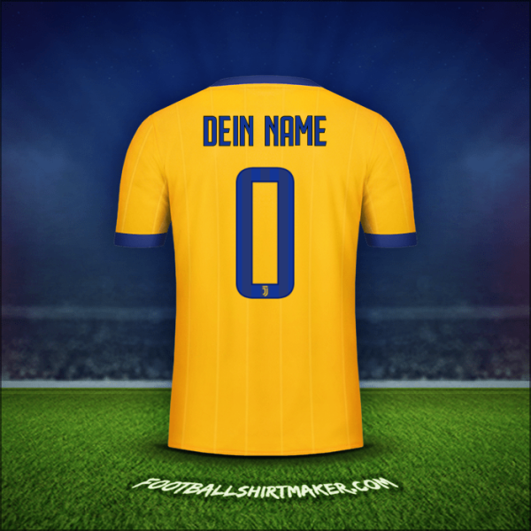 Trikot Juventus FC 2017/18 Auswärts -  dein name - 0