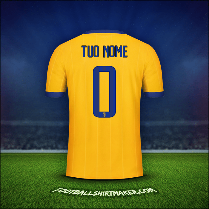 Maglia Juventus FC 2017/18 Seconda -  tuo nome - 0