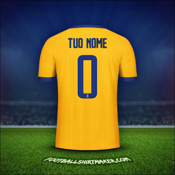 Maglia Juventus FC 2017/18 Seconda -  tuo nome - 0