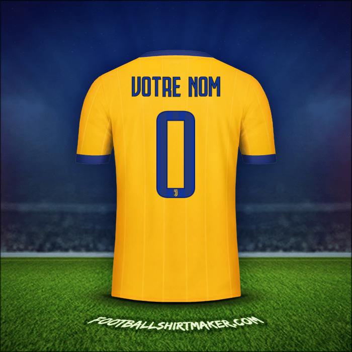 Maillot Juventus FC 2017/18 Extérieur -  votre nom - 0