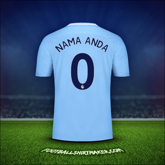 Jersey Manchester City 2017/18 -  nama anda - 0