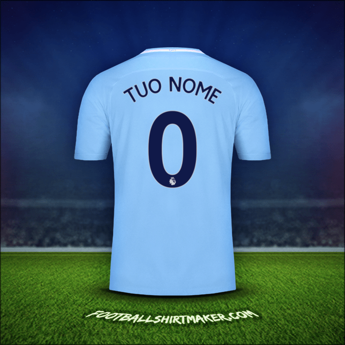 Maglia Manchester City 2017/18 -  tuo nome - 0