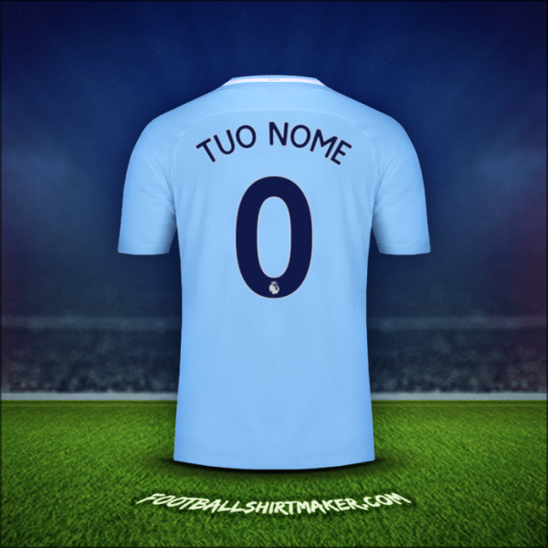 Maglia Manchester City 2017/18 -  tuo nome - 0