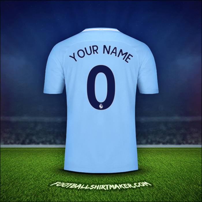 Shirt Manchester City 2017/18 -  your name - 0