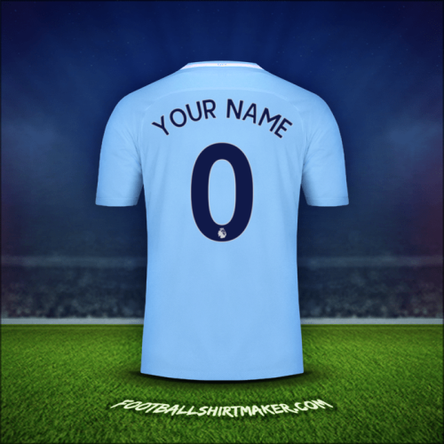Jersey Manchester City 2017/18 -  your name - 0